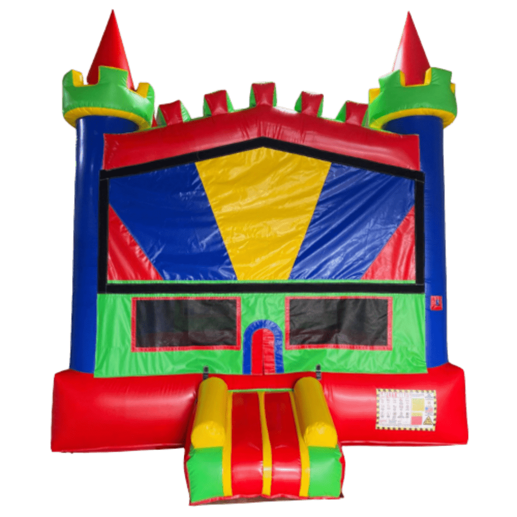 colorful bounce house rentals in magnolia, texas